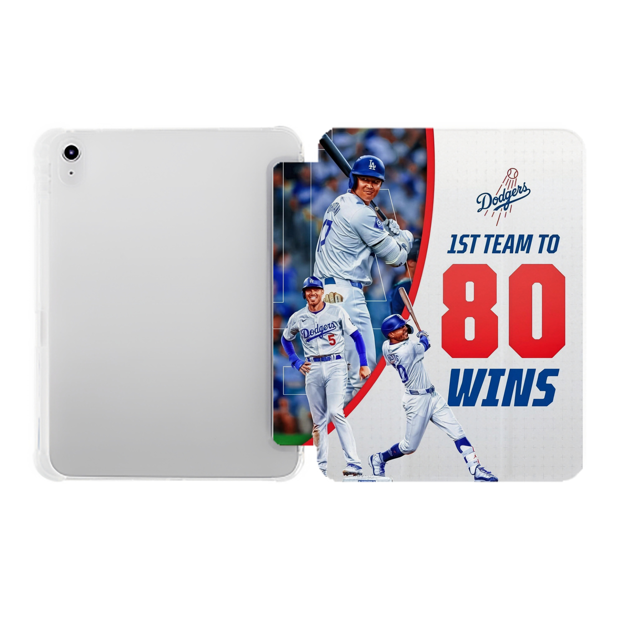  Premium Tri-Fold PU Leather & Silicone IPad Case With Pencil Slot – Fits 9.5,10.5,10.9 – Adjustable Stand, Slim, Protective